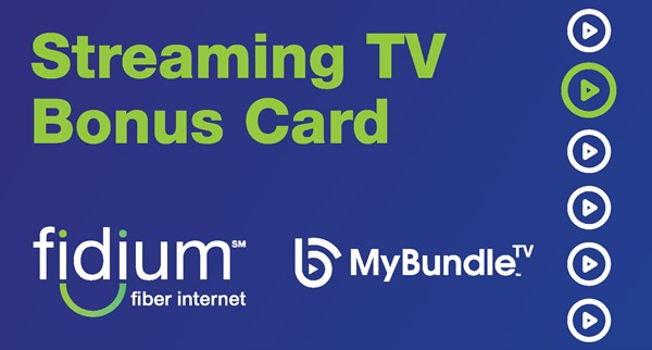 Fidium announces a new $150 Streaming TV Bonus Card promotion in partnership with MyBundle for Black Friday and Cyber Week