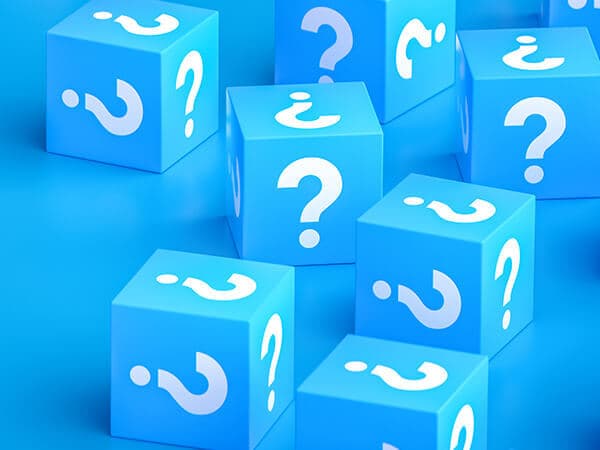 Careers Info Features 600x450 Blue blocks of question marks