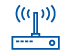 Icon representing ping vs latency